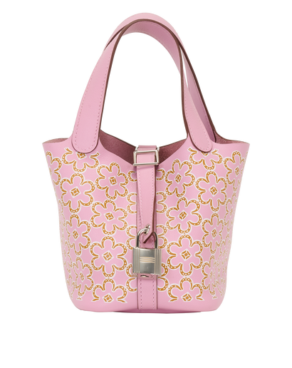 Picotin Daisy 14, &pound;3,500, Handbags, Pink, Leather, Front view